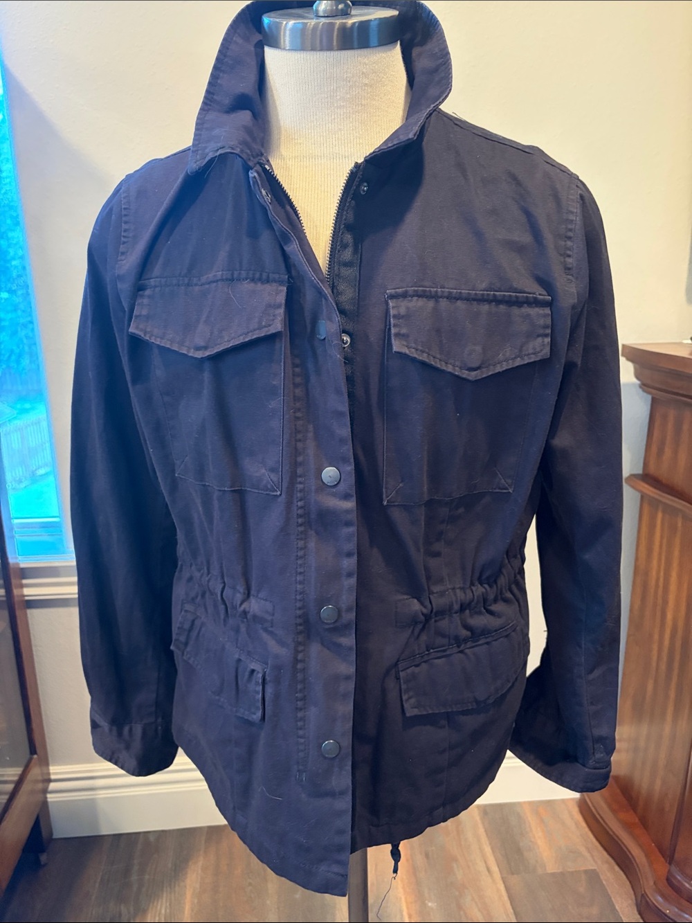 Women's Black Utility Jacket - XXL